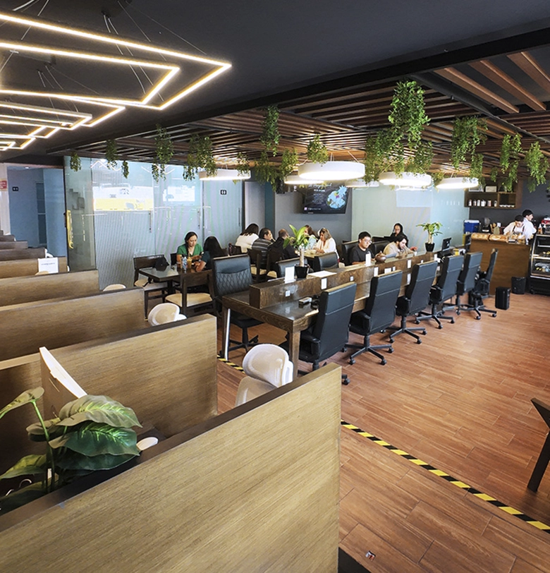 En D Cafe Hub contamos con renta espacios para trabajar (coworking), indivual o en equipo (grupos), conocenos.