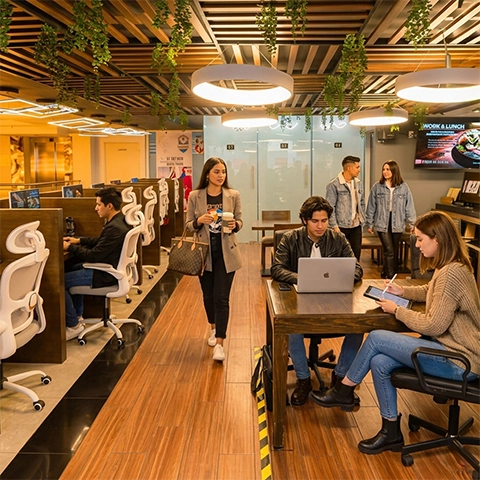En D Cafe Hub contamos con renta espacios para trabajar (coworking), indivual o en equipo (grupos), conocenos. Renta de cubículos privados.