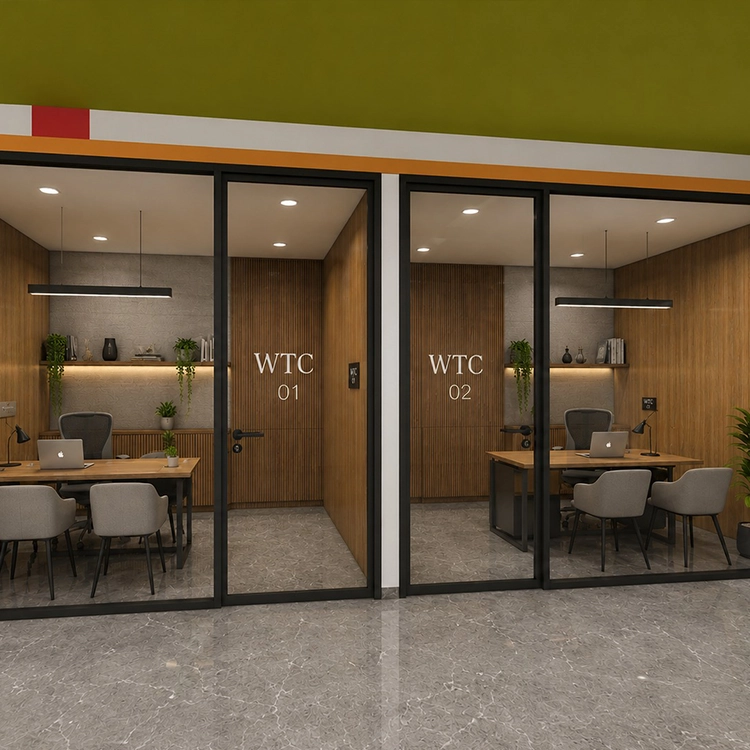 Open Coworking donde incluye Internet de alta velocidad, limpieza, soporte y servicios — todo está gestionado para usted.